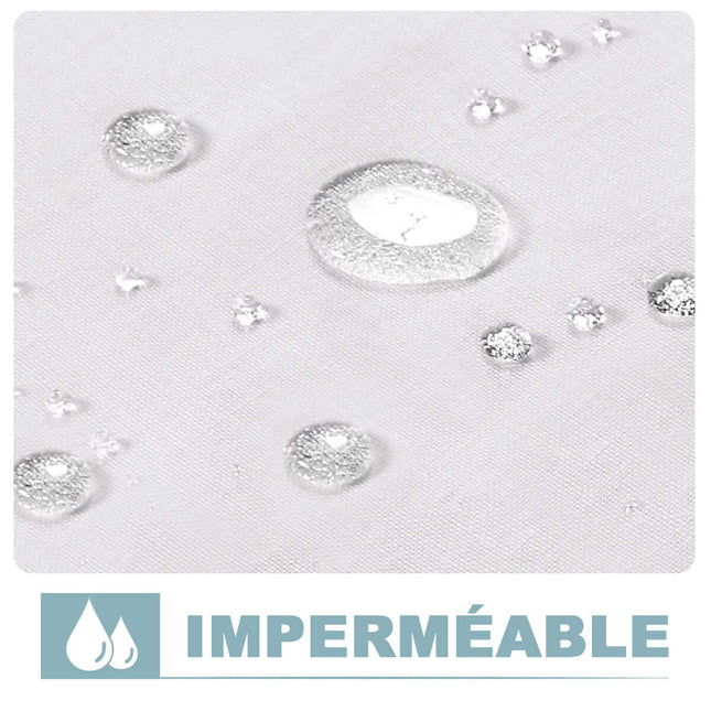 Tenda da esterno impermeabile con anelli