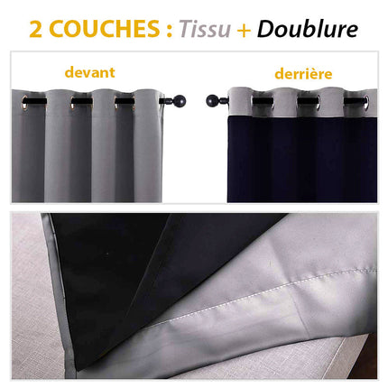 Tenda Oscurante Insonorizzante Bianca