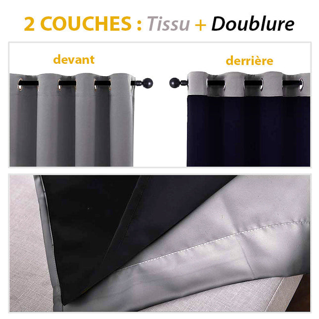 Tenda Oscurante Insonorizzante Bianca