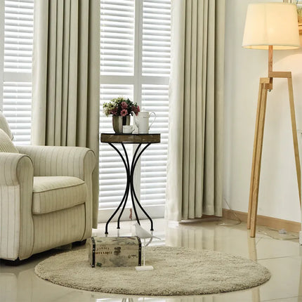 Tenda coprente beige per soggiorno