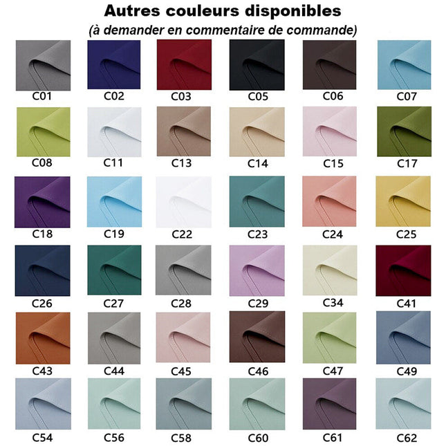 Tenda oscurante moderna tinta unita