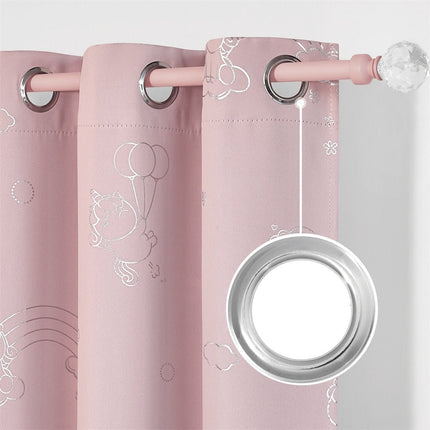 Tenda Cameretta Rosa con Unicorno Argentato