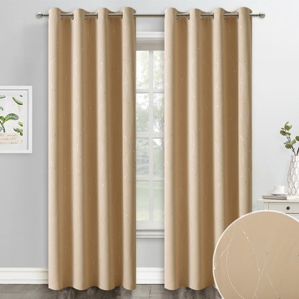 Tenda Oscurante Moderna Crema con Linee