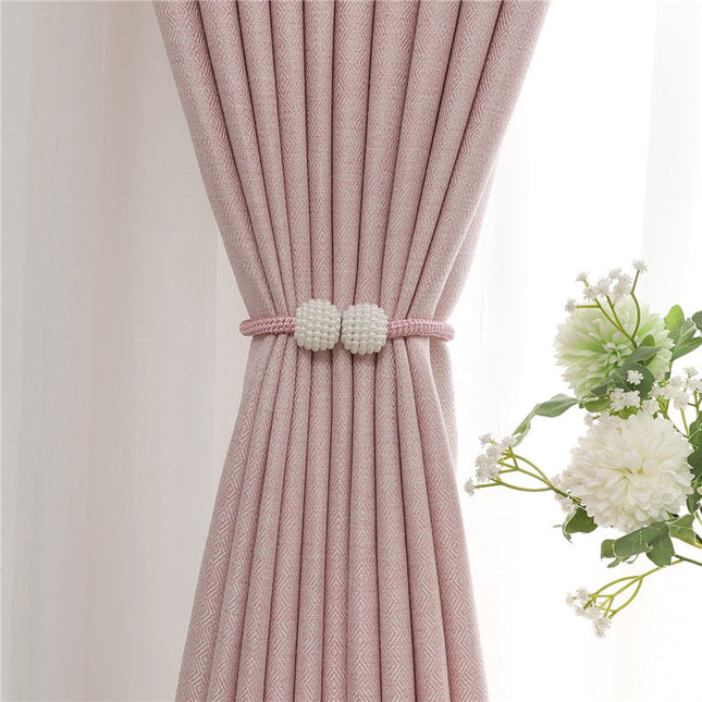 Tenda elegante rosa con trama geometrica