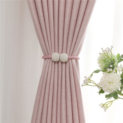 Tenda elegante rosa con trama geometrica