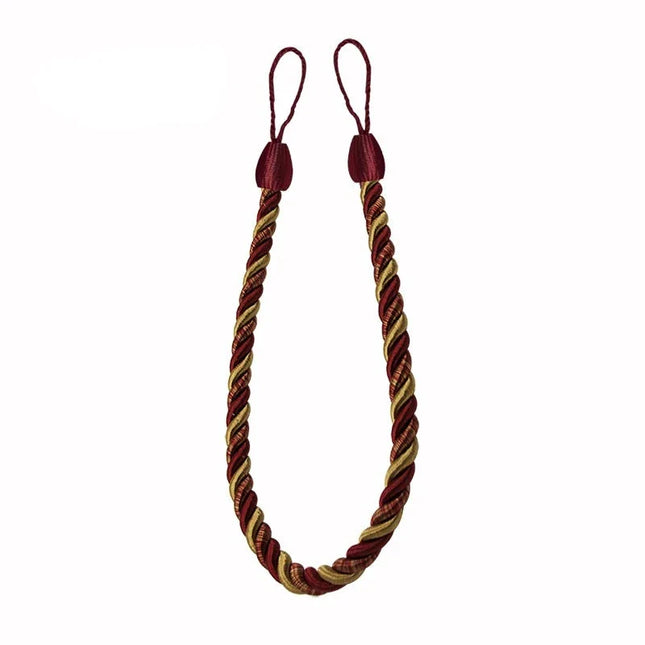 Fermitenda decorativo a corda intrecciata