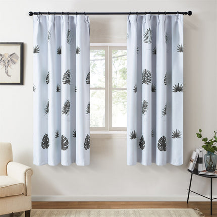 Tenda con motivo foglie di monstera