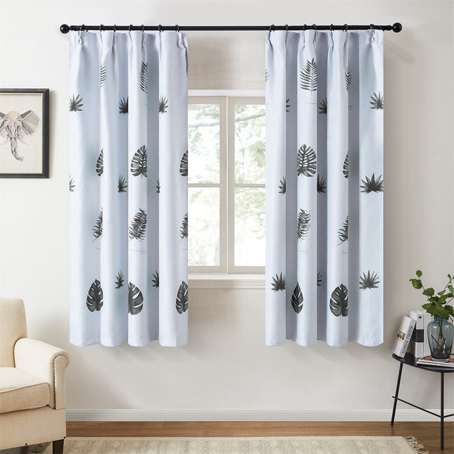 Tenda con motivo foglie di monstera