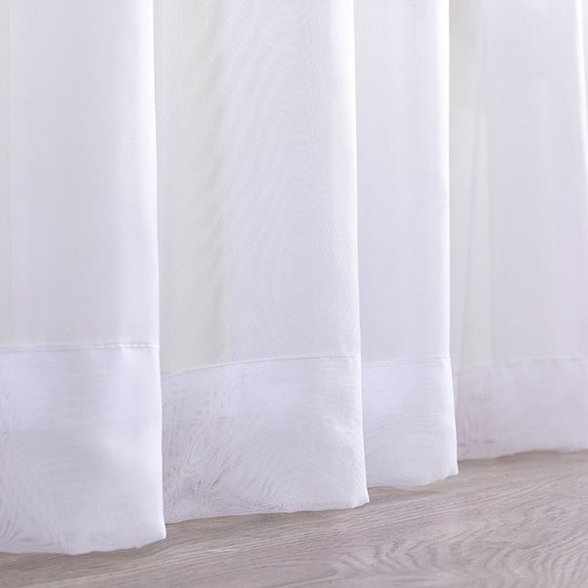 Tenda Voile Trasparente con Occhielli