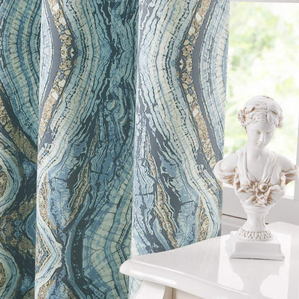 Tenda con fantasia astratta effetto marmo