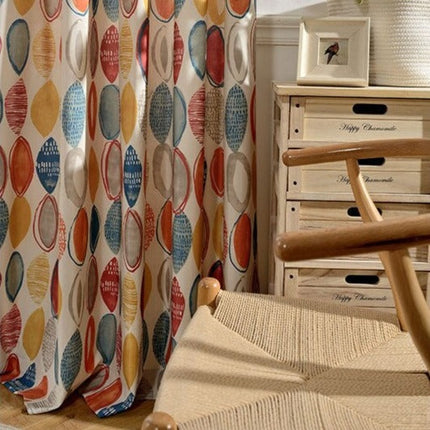 Tenda colorata con fantasia astratta