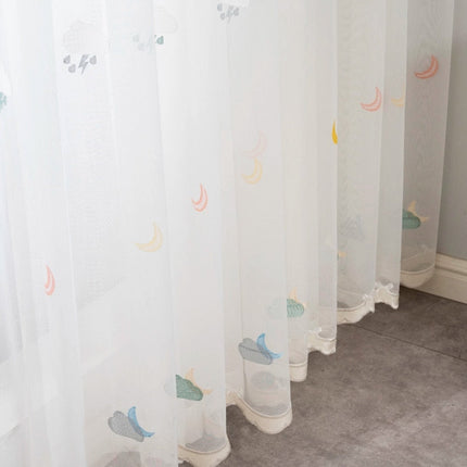 Tenda velata per bambini ricamata