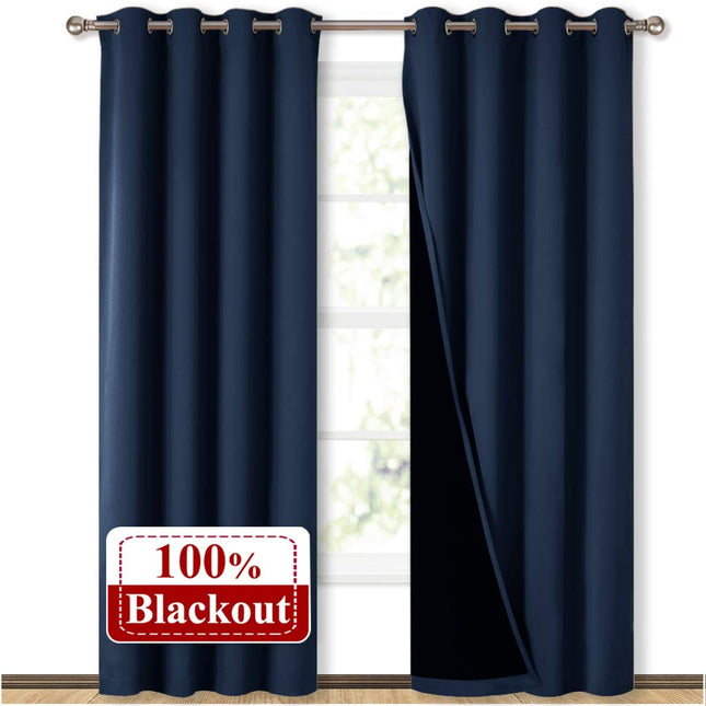 Tenda termica oscurante blu notte