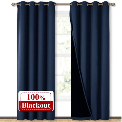 Tenda termica oscurante blu notte