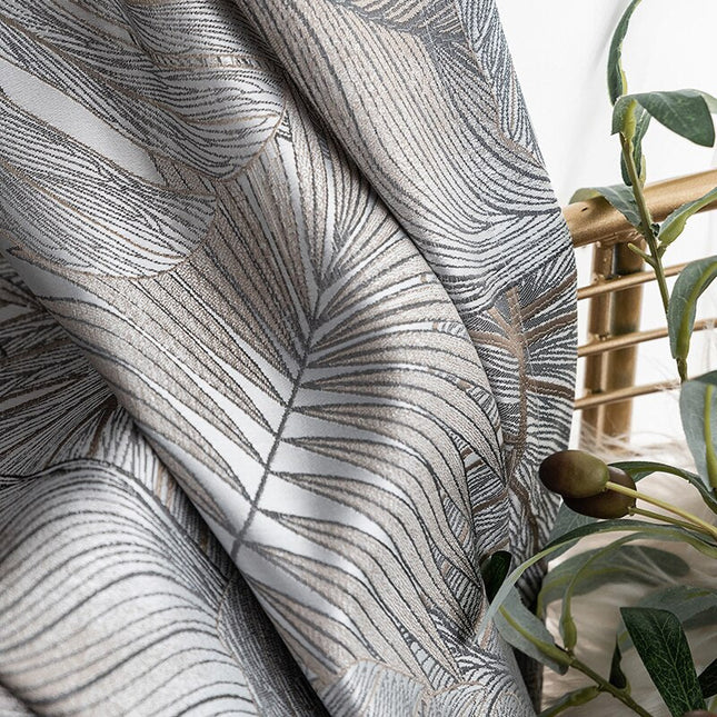 Tenda Oscurante a Fantasia Foglie Moderne