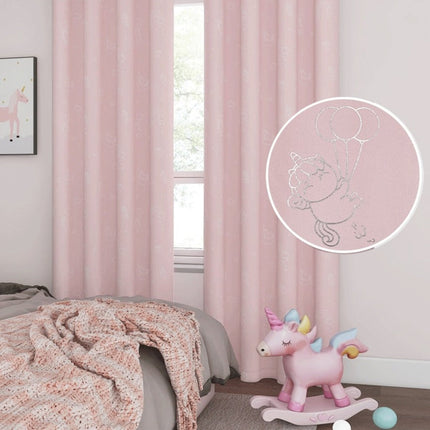 Tenda Cameretta Rosa con Unicorno Argentato