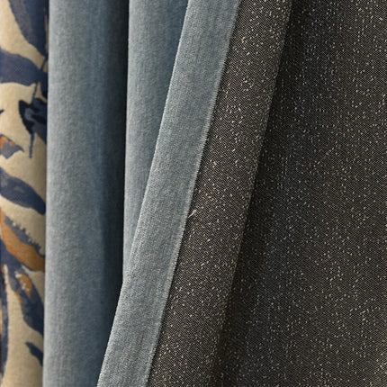 Tenda oscurante con motivo a foglie