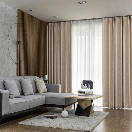 Tenda Oscurante Marrone Motivo Ondulato