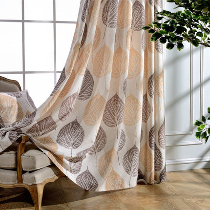 Tenda con Stampa Foglie Autunnali