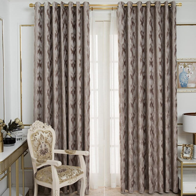 Tenda oscurante grigio tortora testurizzata