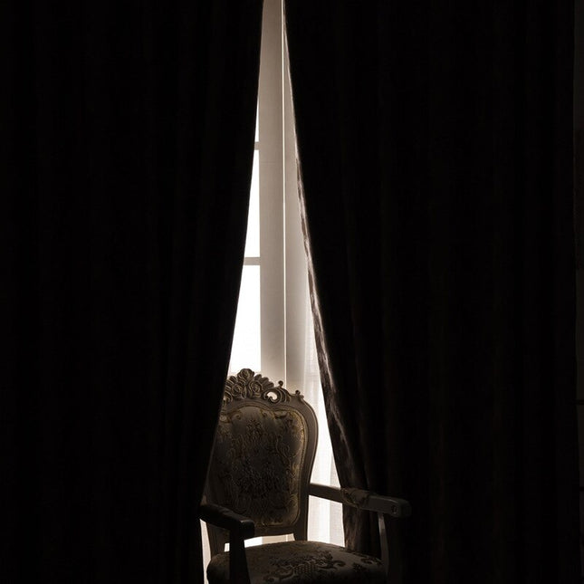 Tenda oscurante grigio tortora testurizzata