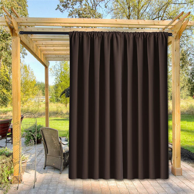 Tenda da esterno impermeabile marrone antimuffa