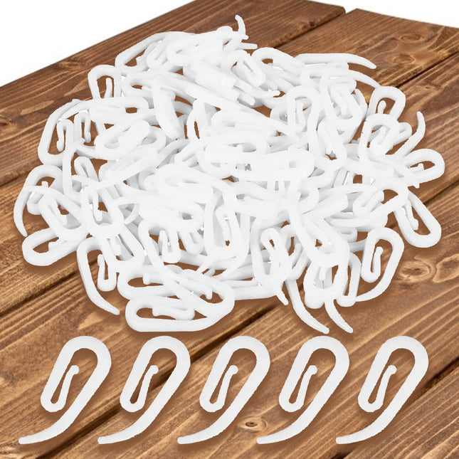 Ganci scorrevoli in plastica per binario