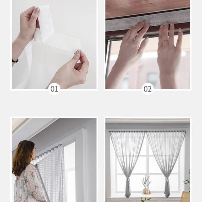 Tenda voile a strappo senza forare
