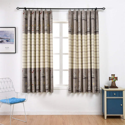 Tenda per Cameretta Bambini Stile Marino