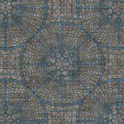 Tenda oscurante con stampa mandala vintage
