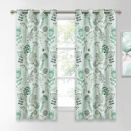 Tenda moderna con fantasia floreale