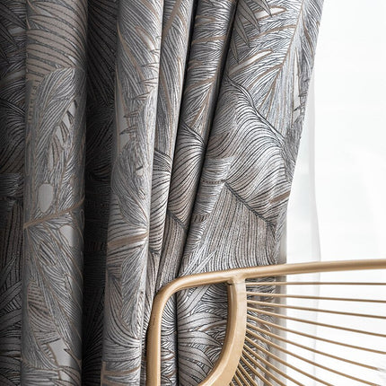 Tenda Oscurante a Fantasia Foglie Moderne