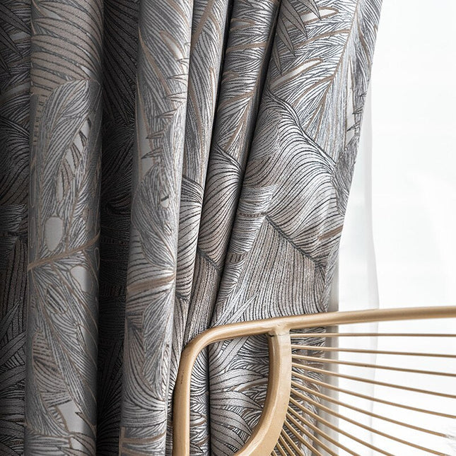 Tenda Oscurante a Fantasia Foglie Moderne