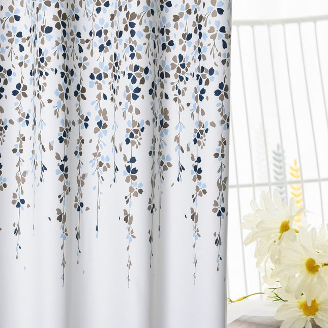 Tenda per soggiorno con motivo floreale