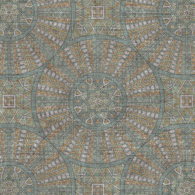 Tenda oscurante con stampa mandala vintage