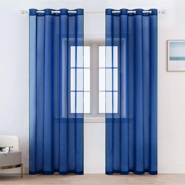 Tenda velata semi trasparente moderna
