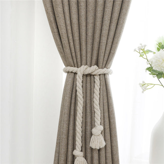 Tenda oscurante colore beige scuro