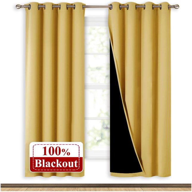 Tenda Oscurante Termica Colore Giallo Ocra