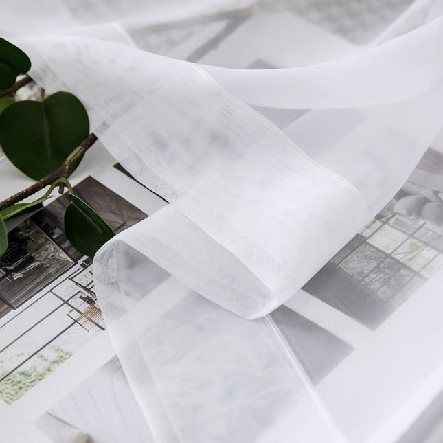 Tenda velata semi trasparente moderna