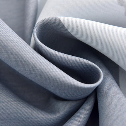 Tenda design con paesaggio stampato grigio