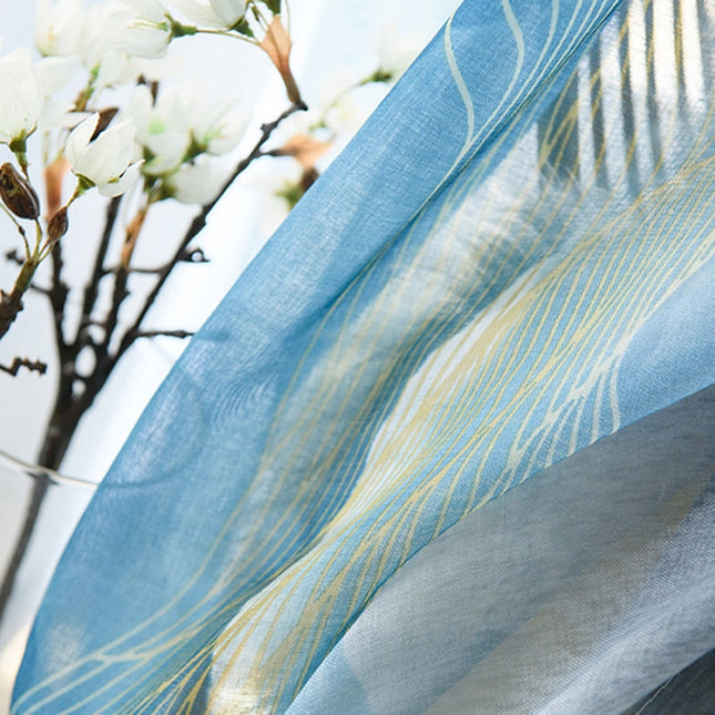 Tenda voile con motivo linee ondulate