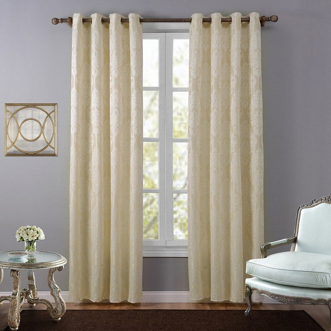 Tenda elegante in stile barocco damascato