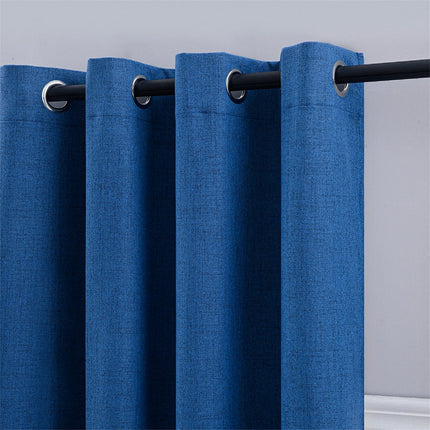 Tenda Oscurante Blu Reale Effetto Lino