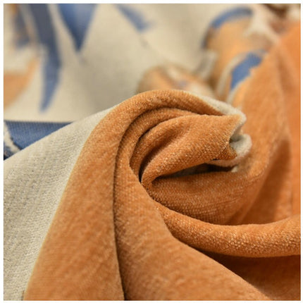 Tenda oscurante con motivo a foglie