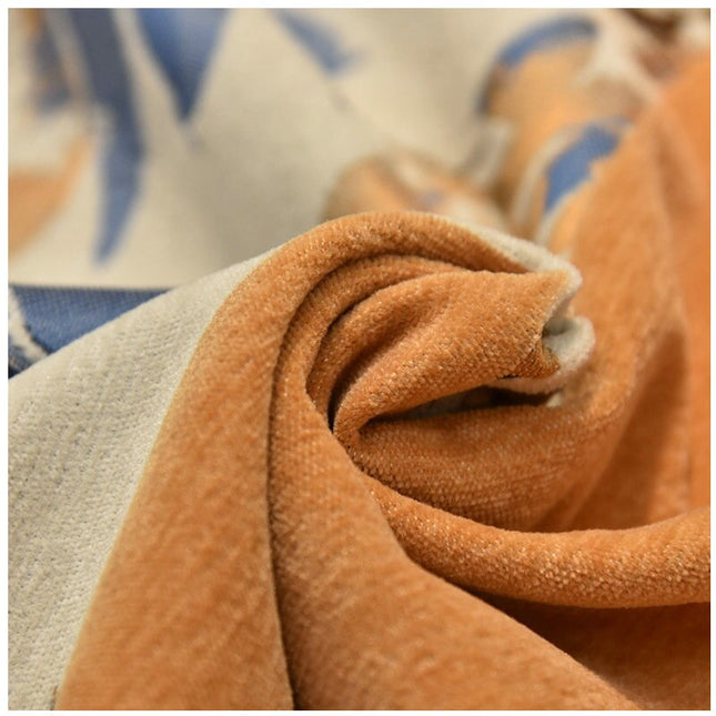 Tenda oscurante con motivo a foglie