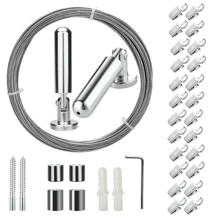 Kit cavo in acciaio per tende