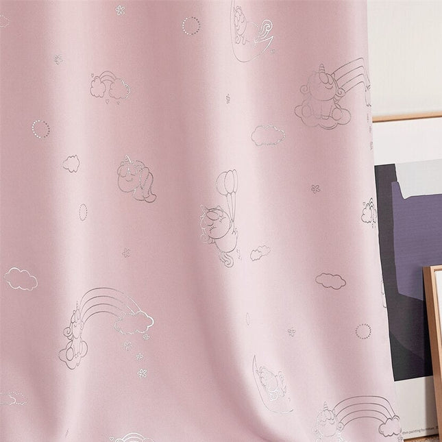 Tenda Cameretta Rosa con Unicorno Argentato