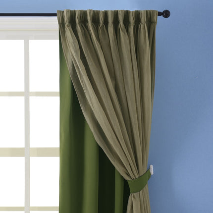 Tenda doppia moderna per camera letto