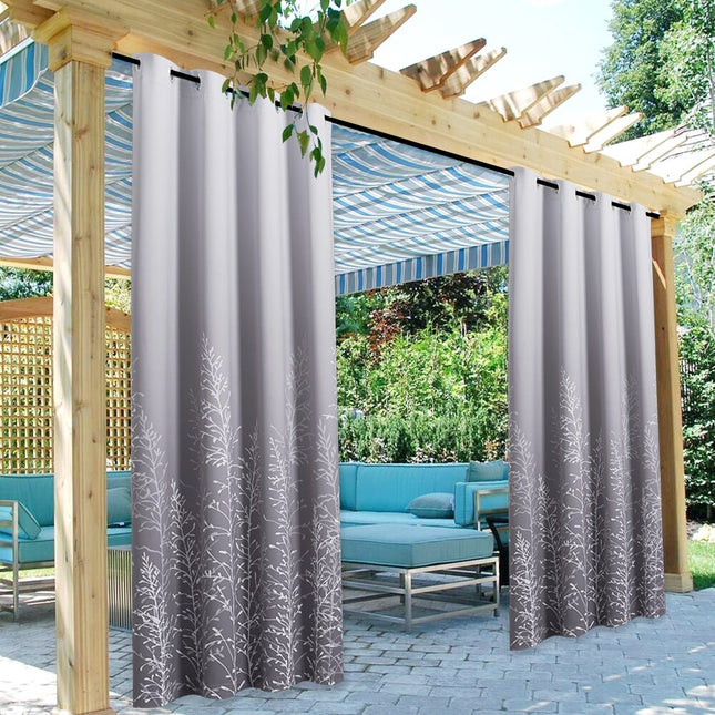 Tenda da esterno sfumata con rami