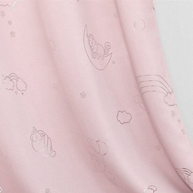 Tenda Cameretta Rosa con Unicorno Argentato